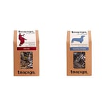 Teapigs Chai Tea Bags Made With Whole Leaves (1 Pack of 50 Tea bags) & Teapigs Darjeeling Earl Grey Tea Bags Made with Whole Leaves (1 Pack of 50 Tea Bags)