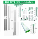 Goulotte GTL 13 Modules 2 compartiments clipsable Rési9 Schneider R9HKT13