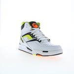 Reebok Pump TZ Mens White Leather Lace Up Lifestyle Trainers Shoes