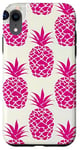 Coque pour iPhone XR Festive Tropical Ananas Coque de téléphone Motif Noël