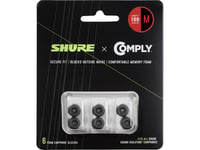 Shure 100 Series Comply Foam Sleeves for Shure Earphones (Medium, 3 Pair)