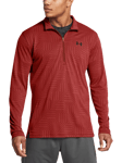 Under Armour Men's Half-Zip Tech Top, Orange/Black