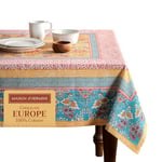 Maison d' Hermine Marquise Nappe 100% Coton pour la Cuisine dîner Table décoration de fête Mariage, fête mères Printemps/été (Rectangle, 160cm x 220cm)