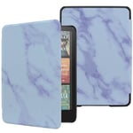 DMLuna Case for 7" Kindle Paperwhite (12th Generation) 2024 Model:SA569P / Kindle Colorsoft Signature Edition (1st Gen), PU Leather, Lightweight Water-Safe Cover with Auto Sleep Wake, Marble Purple