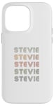 Coque pour iPhone 14 Pro Max T-shirt Love Heart Stevie Style grunge/vintage noir Stevie