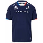 T-shirt Kappa  Maillot Kombat France Ocon BWT Alpine F1 Team 2024