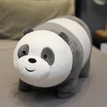 Vi Bare Björnar Plyschdocka Isbjörn/Grizzly/Panda Fylld Leksak De Tre Bare Björnar Cartoon Figur Kudde Ornament för Barn (Panda)