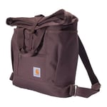 Carhartt Convertible, Durable Tote Bag with Adjustable Backpack Straps and Laptop Sleeve, Wine, One size