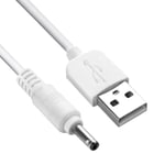 blanc - Câble de chargement USB vers DC 3.5V, cordon de chargeur de remplacement pour foreo Luna-Luna 2-Mini blanc