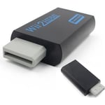 Convertisseur adaptateur HDMI full DH 1080 pour Nintendo Wii - Wii U - Noir