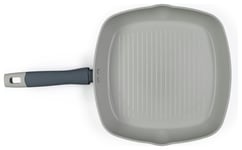 Salter Healthy Cook 28cm Aluminum Griddle Pan - Grey