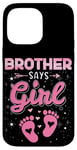 iPhone 14 Pro Max Gender Reveal Brother Says Girl Baby Matching Gender Reveal Case