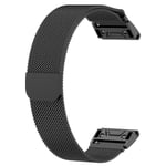 Milanese-rem för Garmin Fenix 7 7x 7s 6 6x 6s Forerunner 955 255 Metallmagnetiskt armband Zj 22mm