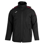 Joma S Anorak Trivor Mixte, Noir-Rouge, S