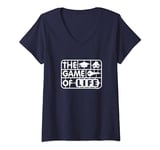 The Game of Life Vintage Board Game Piece Title Logo V-Neck T-Shirt