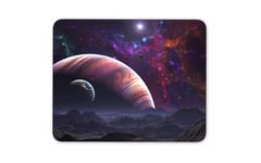 Alien Space Planet Mouse Pad Mat - Solar System Computer PC Gaming Gift #8079