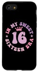 iPhone SE (2020) / 7 / 8 In My Sweet Sixteen Era 16th Birthday Groovy Retro 16th Case