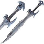 Elder Scrolls Skyrim Single Straight Daedric Style Foam LARP Sword Dovahkiin