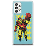 ERT GROUP mobile phone case for Samsung A53 5G original and officially Licensed Marvel pattern Iron Man 009 optimally adapted to the shape of the mobile phone, case made of TPU