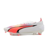 Puma Mens ULTRA ULTIMATE FG/AG Football Boots - White - Size UK 4