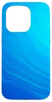 Coque pour iPhone 15 Pro Bleu minimaliste