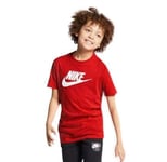 Nike B NSW Tee Futura Icon TD T-Shirt à Manches Courtes Homme, Habanero Red/(White), M