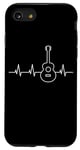 Coque pour iPhone SE (2020) / 7 / 8 Guitariste Heartbeat Guitare