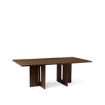 Audo Copenhagen - Androgyne Dining Table Rectangular - Spisebord - Danielle Siggerud - Tre farget - Metall/Tre