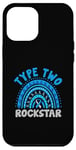 Coque pour iPhone 12 Pro Max Blue Ribbon Mois de sensibilisation au diabète et au diabète Novembre