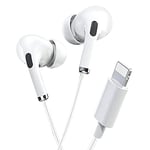 YESIDO Earphones for iPhone 7/8/X with Bluetooth YH-34 White