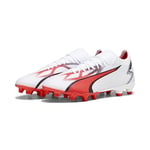 PUMA Mixte Ultra Match FG/AG Chaussure de Football, Black Fire Orchid, 47 EU