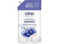 Luxja Creamy &Amp  Soft Linx &Amp  Rice Milk Flytande Tvål 900 Ml Refill Pack