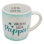 Mugg "Världens bästa pappa" multifärg