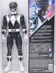 Power Rangers Mighty Morphin Black Ranger Action Figure 12" (Damaged Boxed)