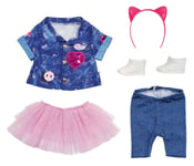 BABY Born Deluxe Jeans Dress Doll Outfit Set