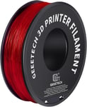 Filament TPU 95A 1,75 mm +/- 0,03 mm pour imprimante 3D,1 kg 1 bobine,Rouge transparent(Q1351)