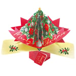 Mummy Christmas Card 3D Xmas Tree Pop Up Christmas Card Xmas Greeting Cards