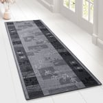 Karat - Tapis de Salon Akzent Beige Gris 80 x 150 cm