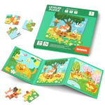 Aolso Jouet Puzzle en magnétique pour Enfants, Jouet Puzzle en Éducatif Magnétique, Montessori Puzzle Enfant Quiet Book,Livre de Puzzle Assorti, Jeu de Puzzle Interactif pour Fille Garçon 3 4 5 Ans