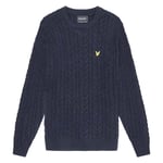 Lyle & Scott Cable Crew Neck Jumper Herr