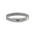 Emporio Armani Men's Silver Stainless Steel Bracelet, EGS3150040