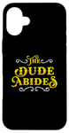 iPhone 16 Plus The Dude Abides Vintage Design For Film Loving Bowler Case