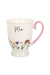 Mum Wild Flowers Pedestal Mug