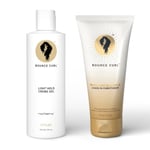 Bounc Curl Moisture Styling Kit (Leave-in Conditioner + Light Hold Creme Gel)