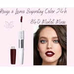 GEMEY MAYBELLINE SUPERSTAY ROUGE A LEVRES DUO TENUE 24H 840 MERLOT MUSE