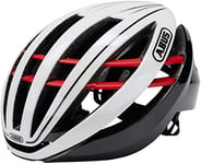 ABUS Aventor Racing Bike Helmet - Very Well Ventilated Cycling Helmet for Professional Cycling for Men and Women - Red, Size S