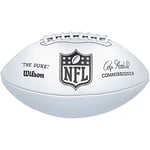 Wilson Ballon de Football Américain, NFL DUKE METALLIC EDITION, Cuir Mélangé, Taille Officielle, Argenté, WTF1827XB