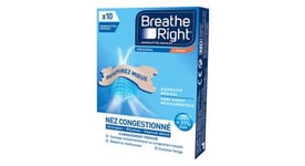 Bandelettes nasales breath right original   boite de 10