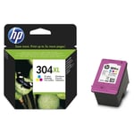 Original HP 304XL Colour Ink Cartridge For DeskJet 2620 Inkjet Printer