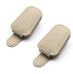 (Beige) Lasipidike autoon, 2 lasiteline auton aurinkolaseille